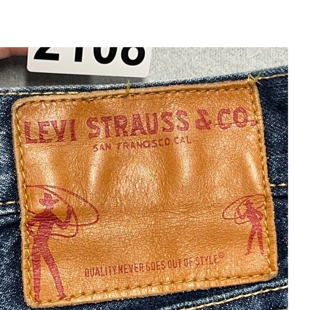VTG Levi's Homage Jeans men 33x32(33x30 clean Dark wash button fly‎ straight Y2K
